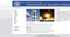 Desktop Screenshot of aero.sharif.edu